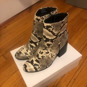 Steve Madden Snakeskin Booties